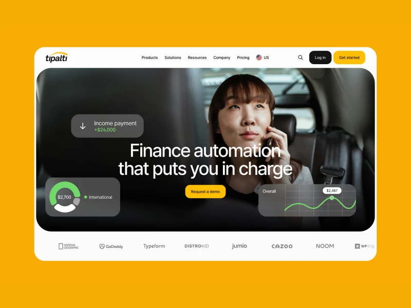 Tipalti Website Design by Clay