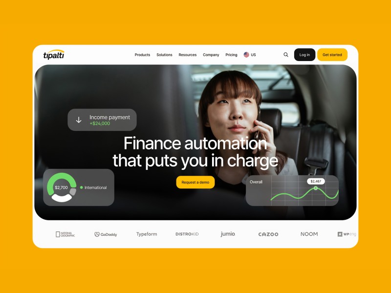 Tipalti Website Design by Clay