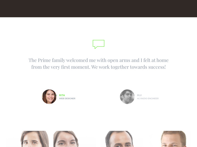 Primeit Corporate Homepage