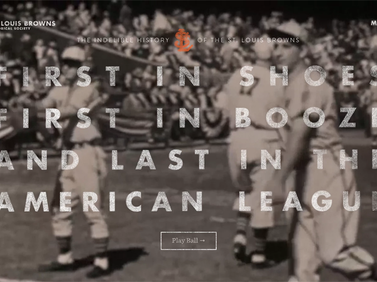 St. Louis Browns Great Homepage