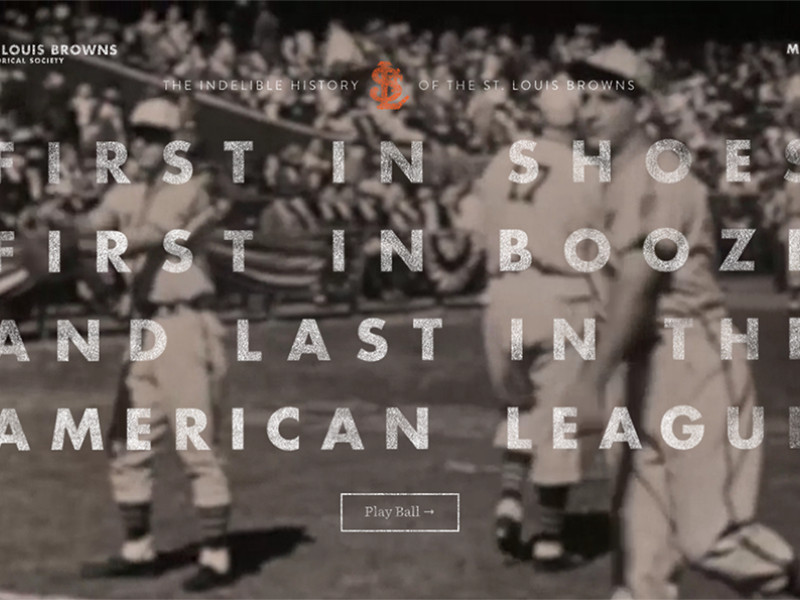 St. Louis Browns Great Homepage