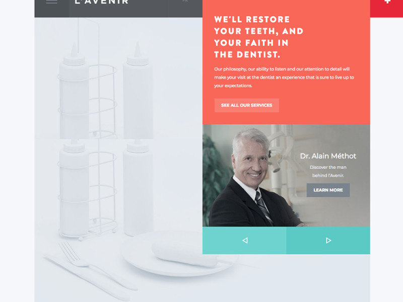 Lavenir Dental Clinic Beautiful Homepage