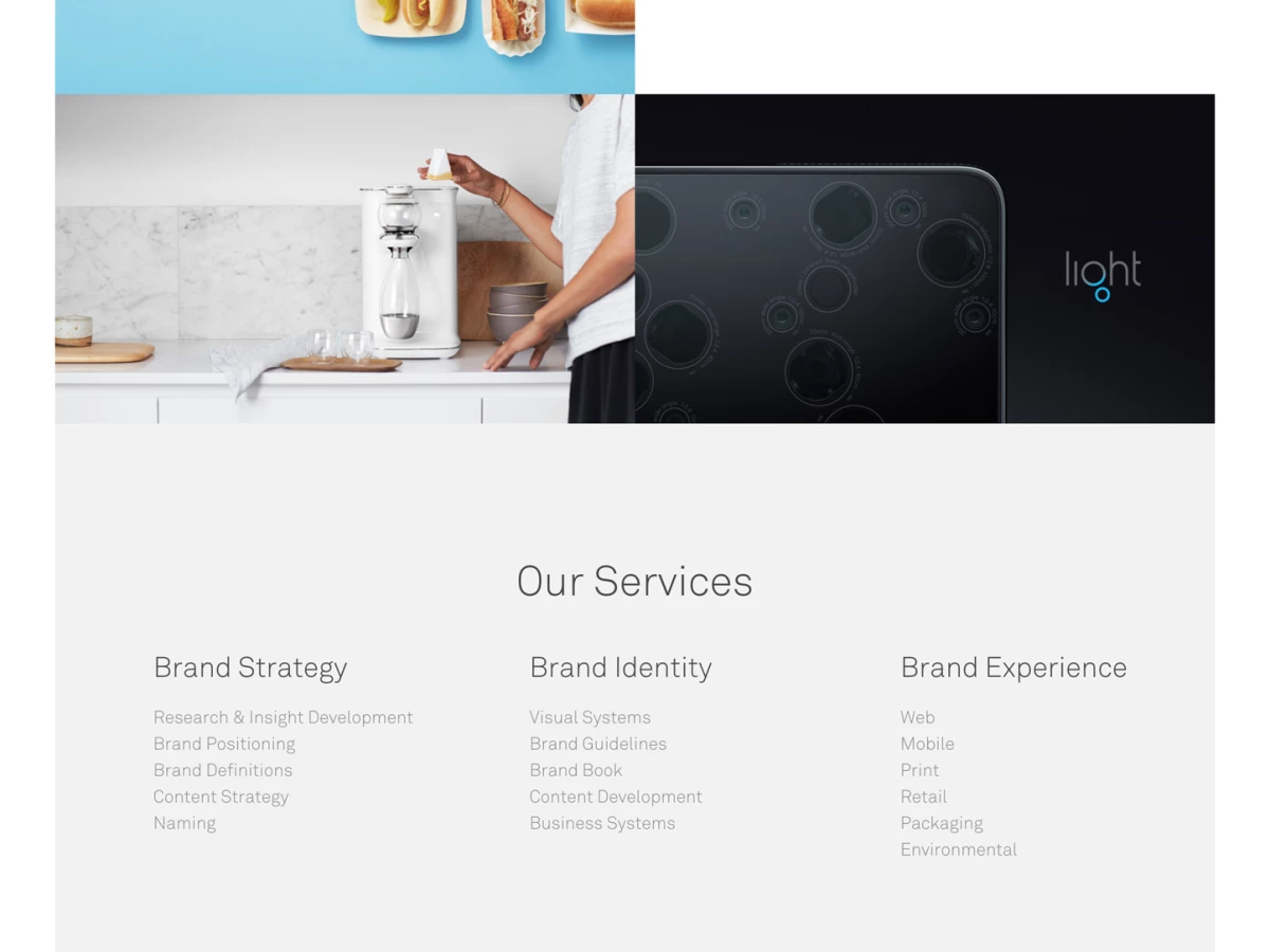 Character Branding Design Agency Clean Homepage