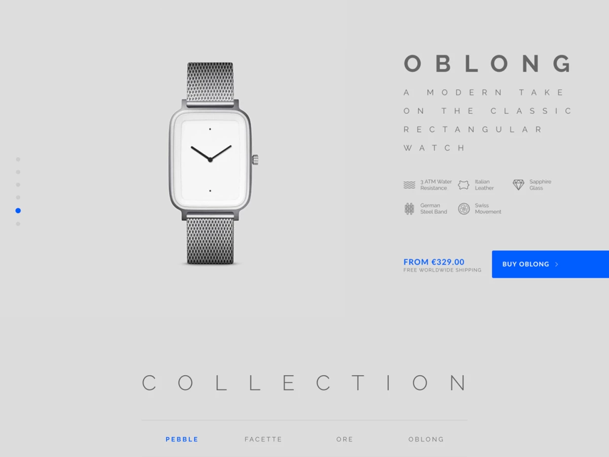 Bulbul Watches Minimal Homepage