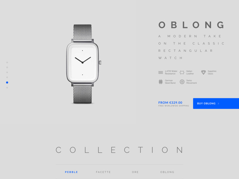 Bulbul Watches Minimal Homepage