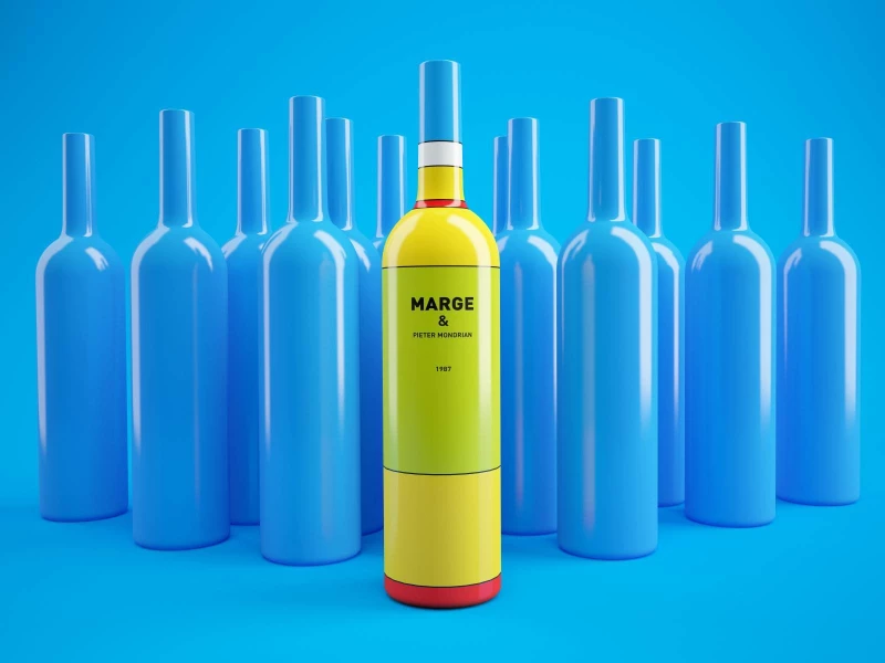 Homer Wine Packaging Marge
