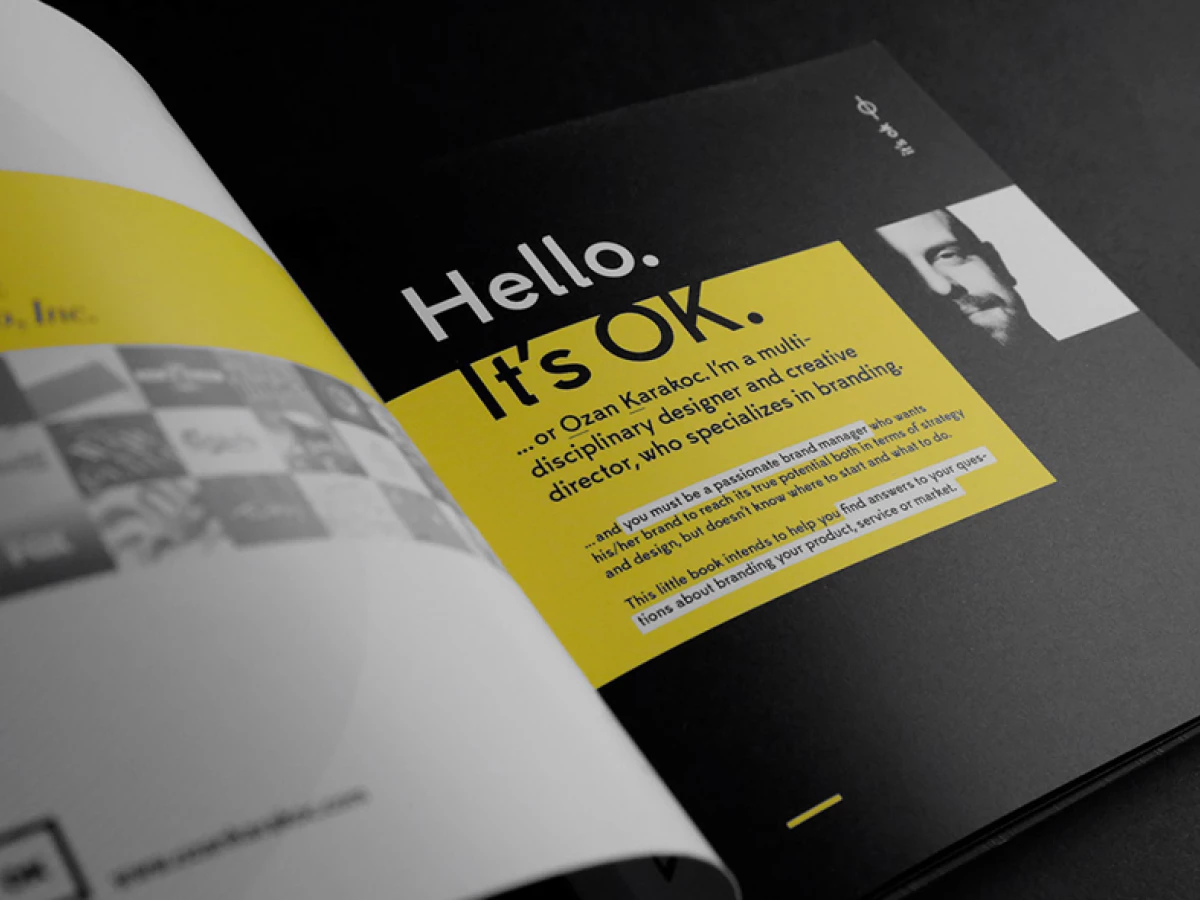 Its OK Minimalist Print Design