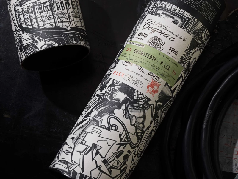 Grönstedts / P. Lex Signature Cognac Elegant Packaging Design