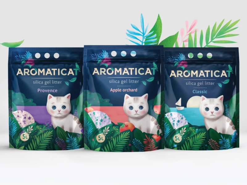 Aromaticat Illustrated Packaging Design