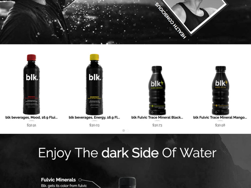 BLK Water Beautiful Homepage