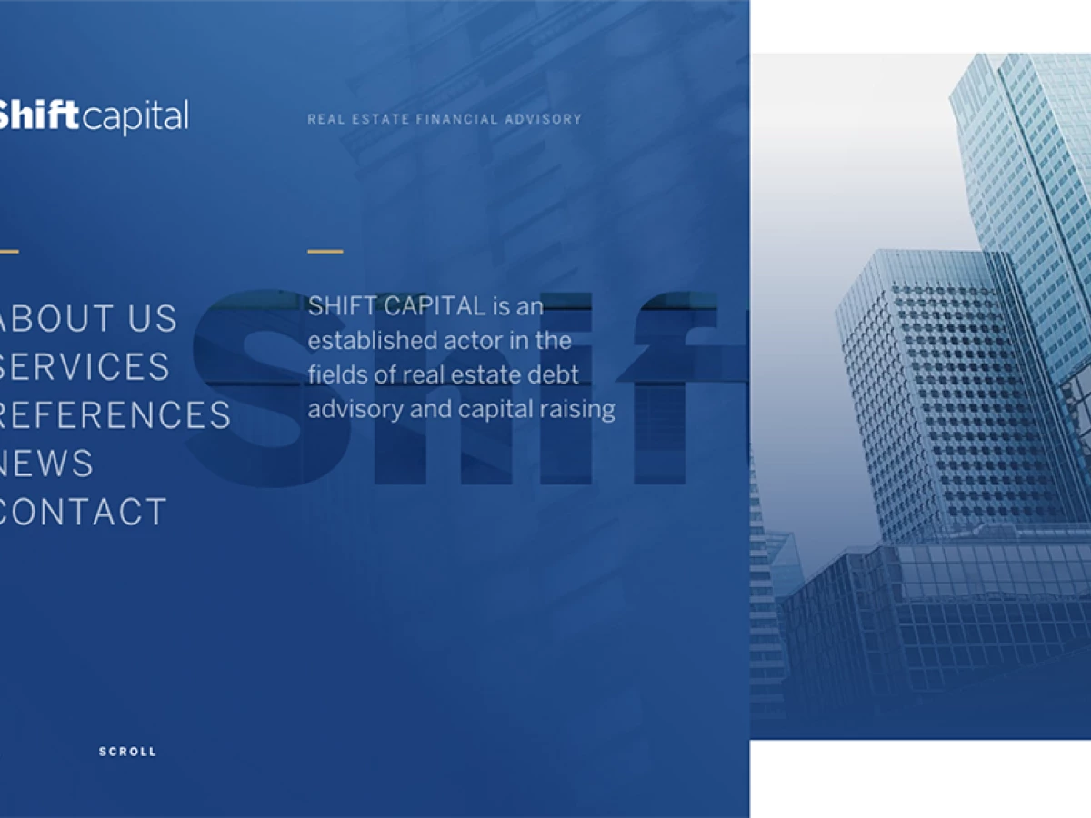 Shift Capital Beautiful Menu Design