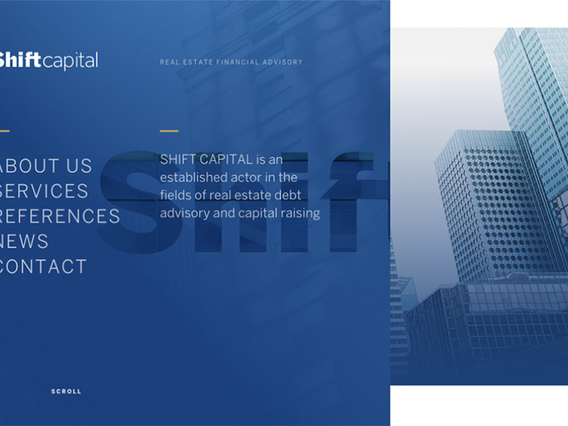 Shift Capital Beautiful Menu Design
