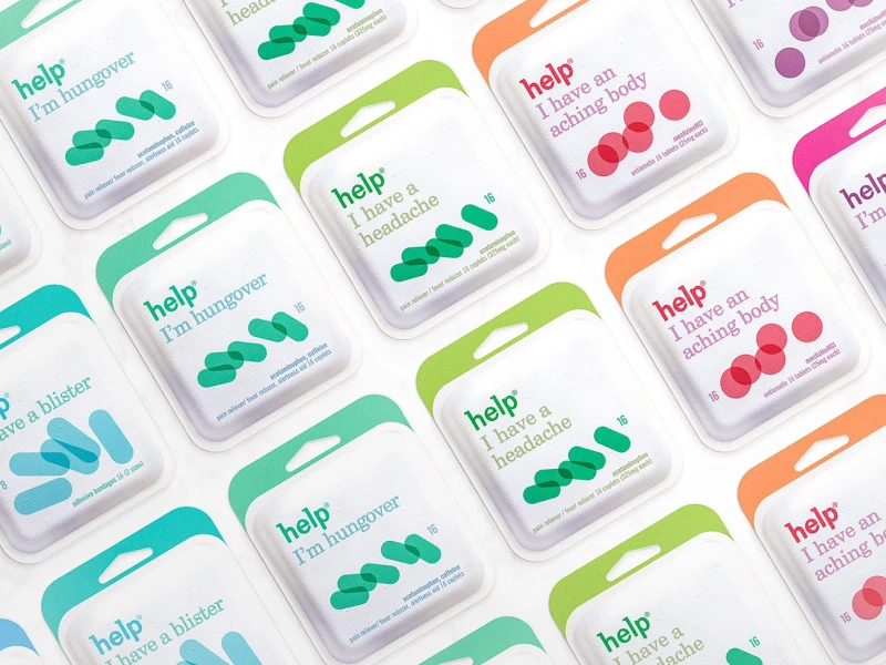 Help Remedies Paper Pack Beautiful Packaging Design