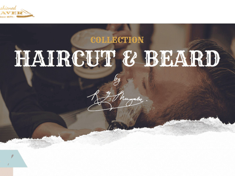 Gentle Shaver Website Design Homepage