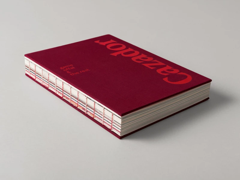 Cazador Cookbook by Tim Donaldson Elegant Print Design