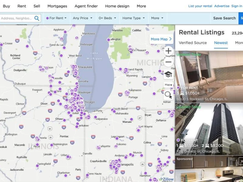 Zillow Real Estate Website