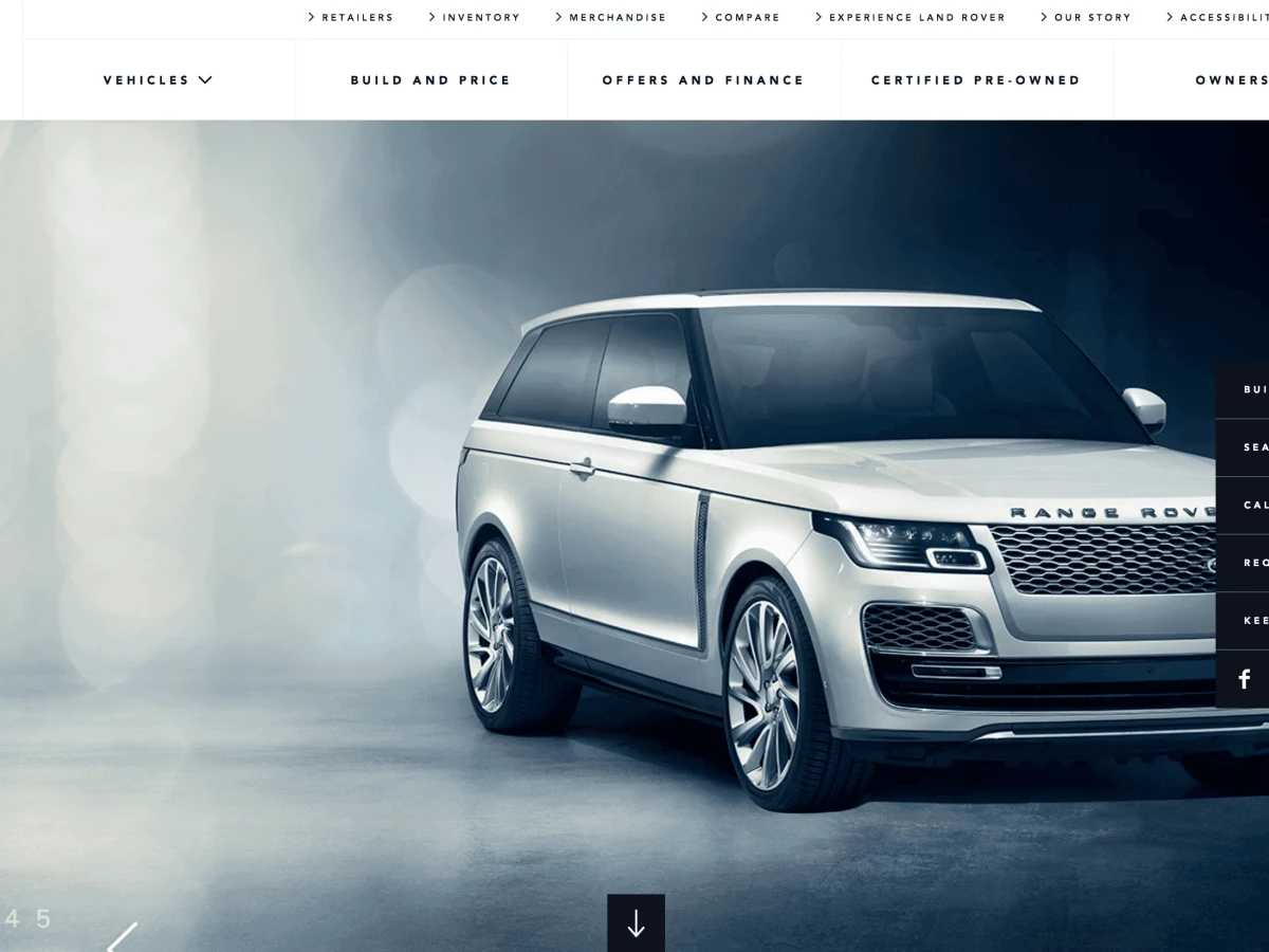 Land Rover Homepage