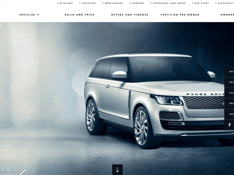 Land Rover Homepage
