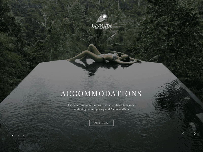 Jannata Website Design