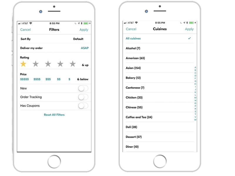 Seamless Features App Design