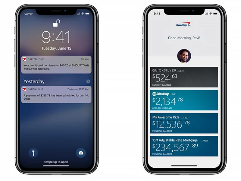Capital One Great App Design