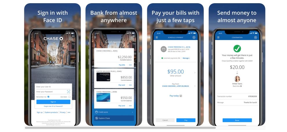 Chase Bank s Comprehensive Mobile App Streamlines Usability With A 