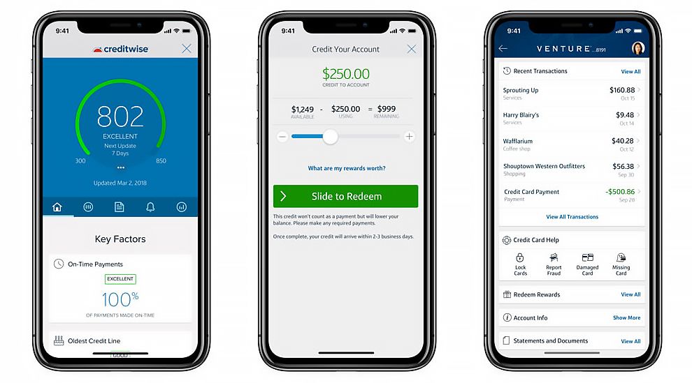 Capital One Modern App Design