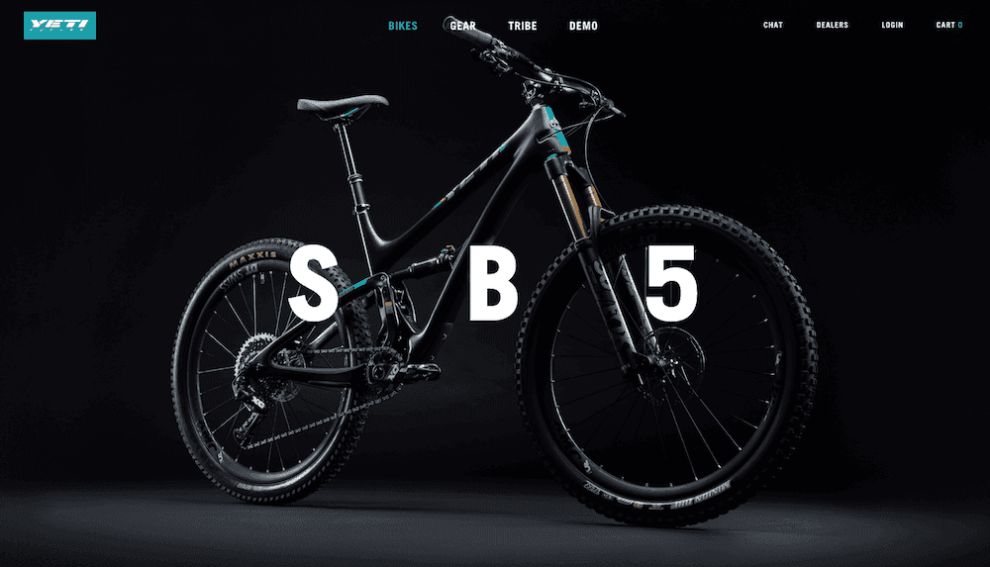 Yeti Cycles Engaging Web Design