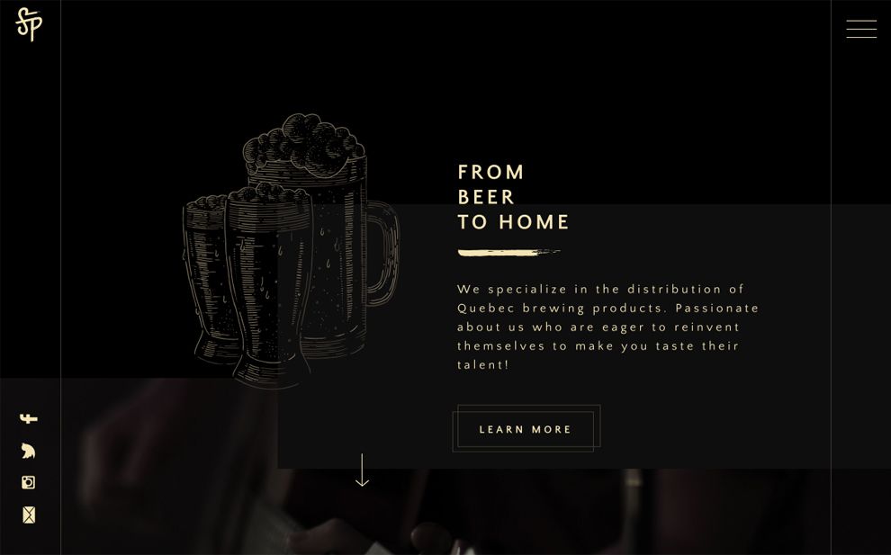 La Sainte Paix Minimal Website Design