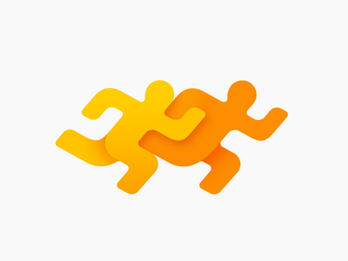 Fitness App Creative Logo Design