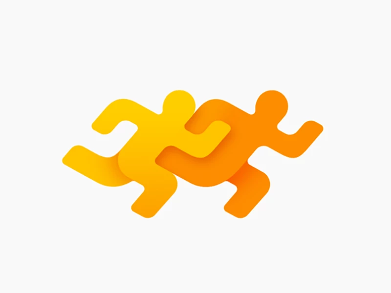 Fitness App Creative Logo Design