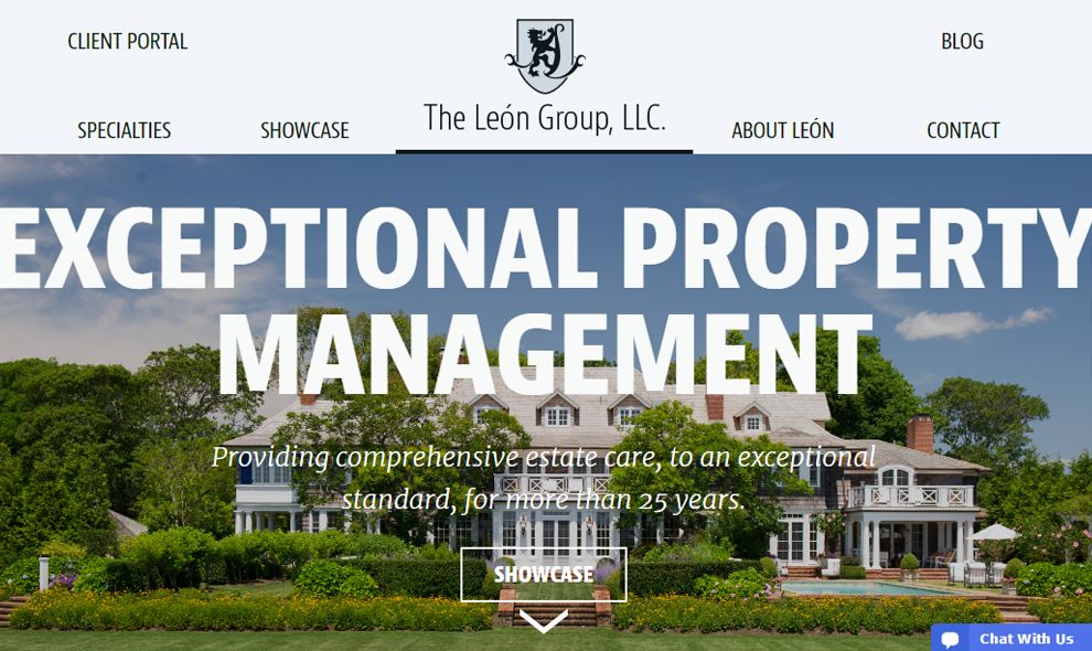 Leon Group Logo Design