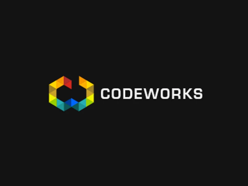 Code Works Amazing Logo Design
