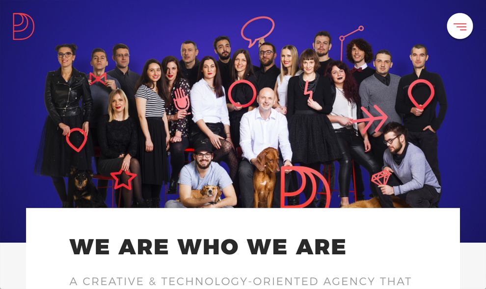 Drap Agency 2 Colorful About Page