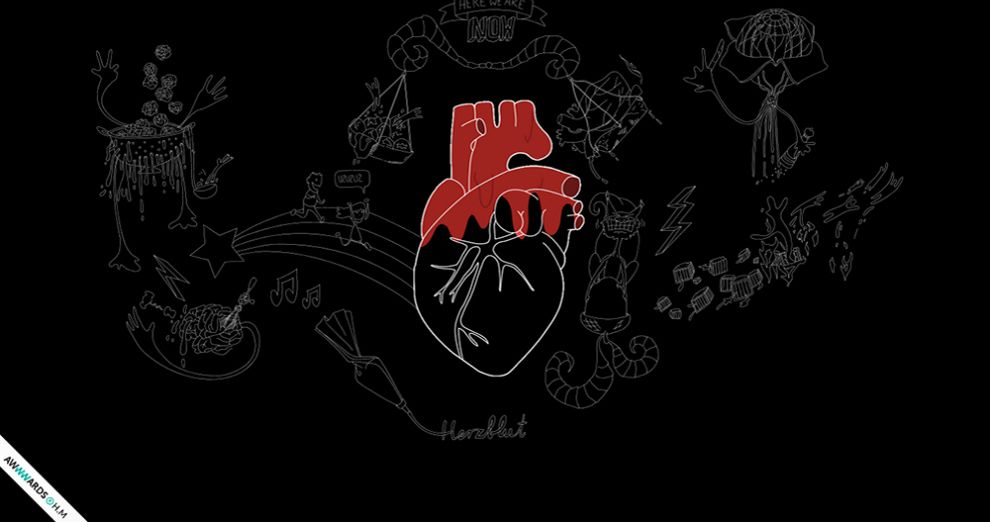 Herzblut Bock Website illustrations