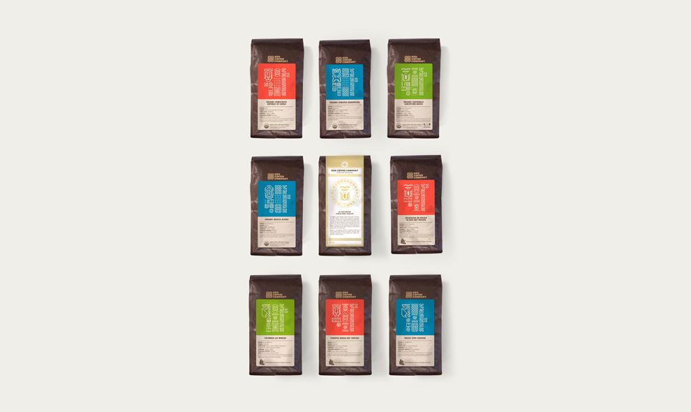 Ozo Coffee Company Cool Packaging Design