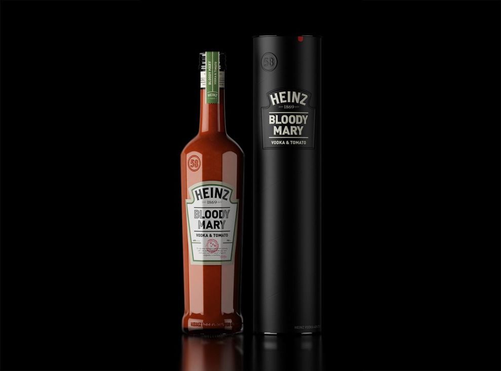 Heinz Bloody Mary Elegant Packaging Design