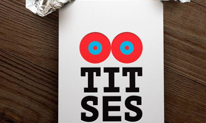 Titses Milk Chocolate Fun Packaging Design