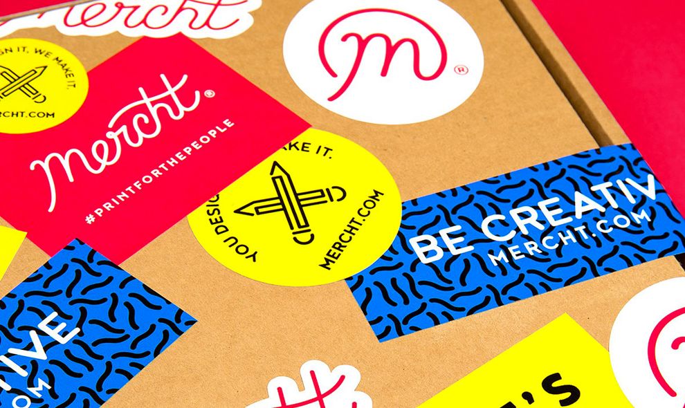 Mercht Colorful Print Design