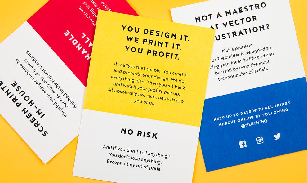 Mercht Minimal Print Design