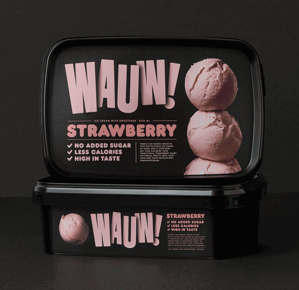 Wauw Dark Packaging Design