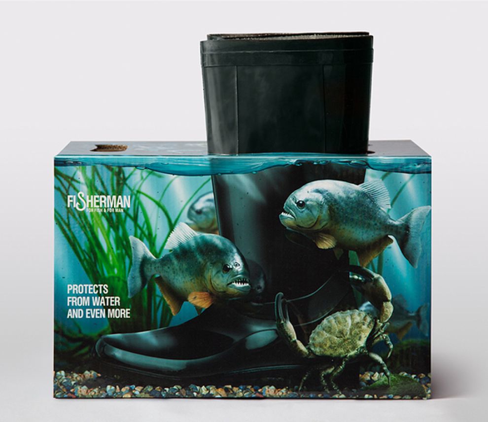 Fisherman Boots Engaging Packaging Design