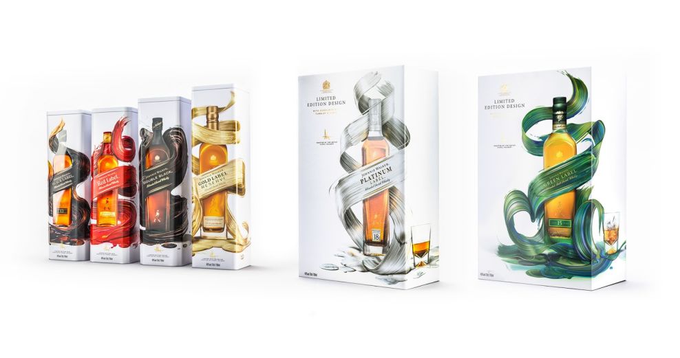 Johnnie Walker X Pawel Nolbert Ltd Artist Ed Great Packaging Design