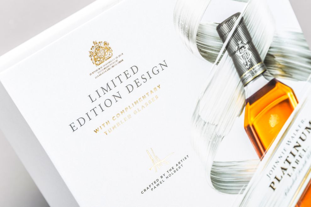 Johnnie Walker X Pawel Nolbert Ltd Artist Ed Elegant Packaging Design