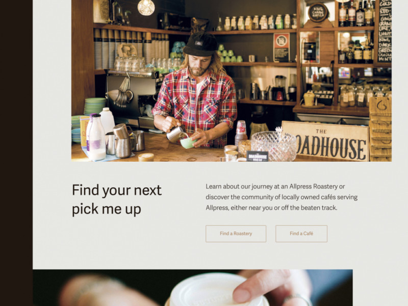 Allpress Espresso Great Homepage