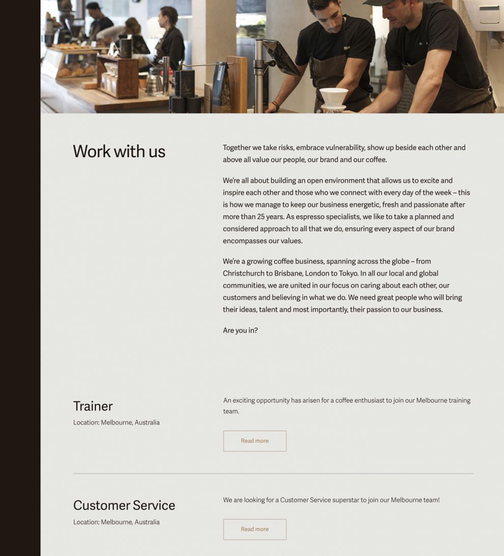 Allpress Espresso Great Jobs Page