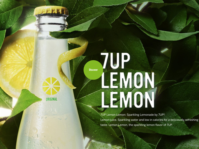 7UP Colorful Homepage