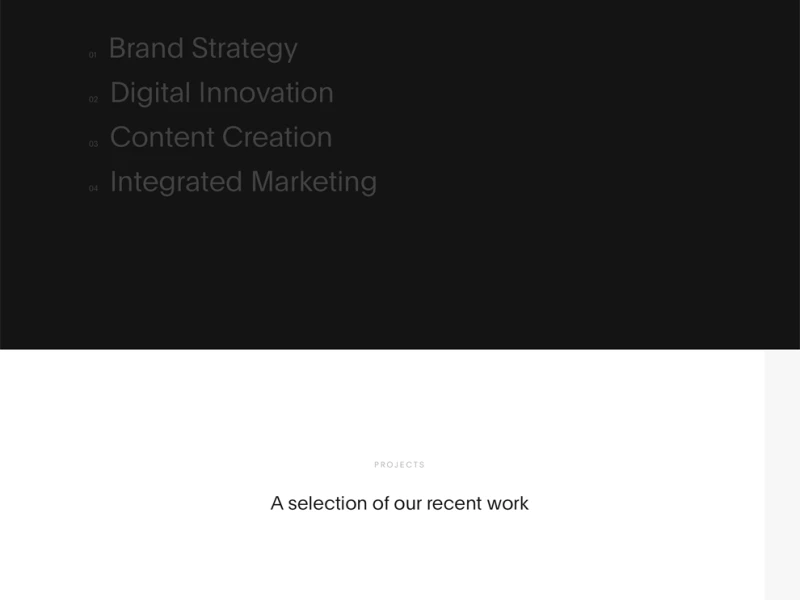 Oui Will Minimal Website Design