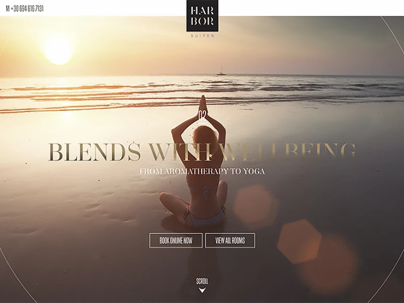 Harbor Suites Beautiful Website Design