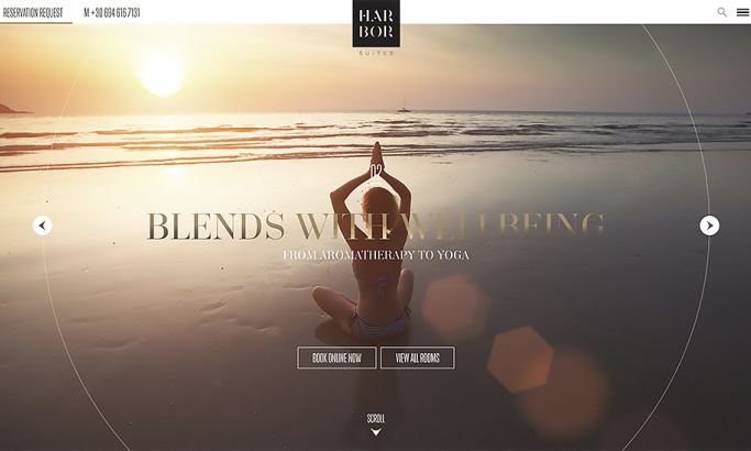 Harbor Suites Beautiful Homepage